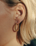 Twist Hoop Earrings