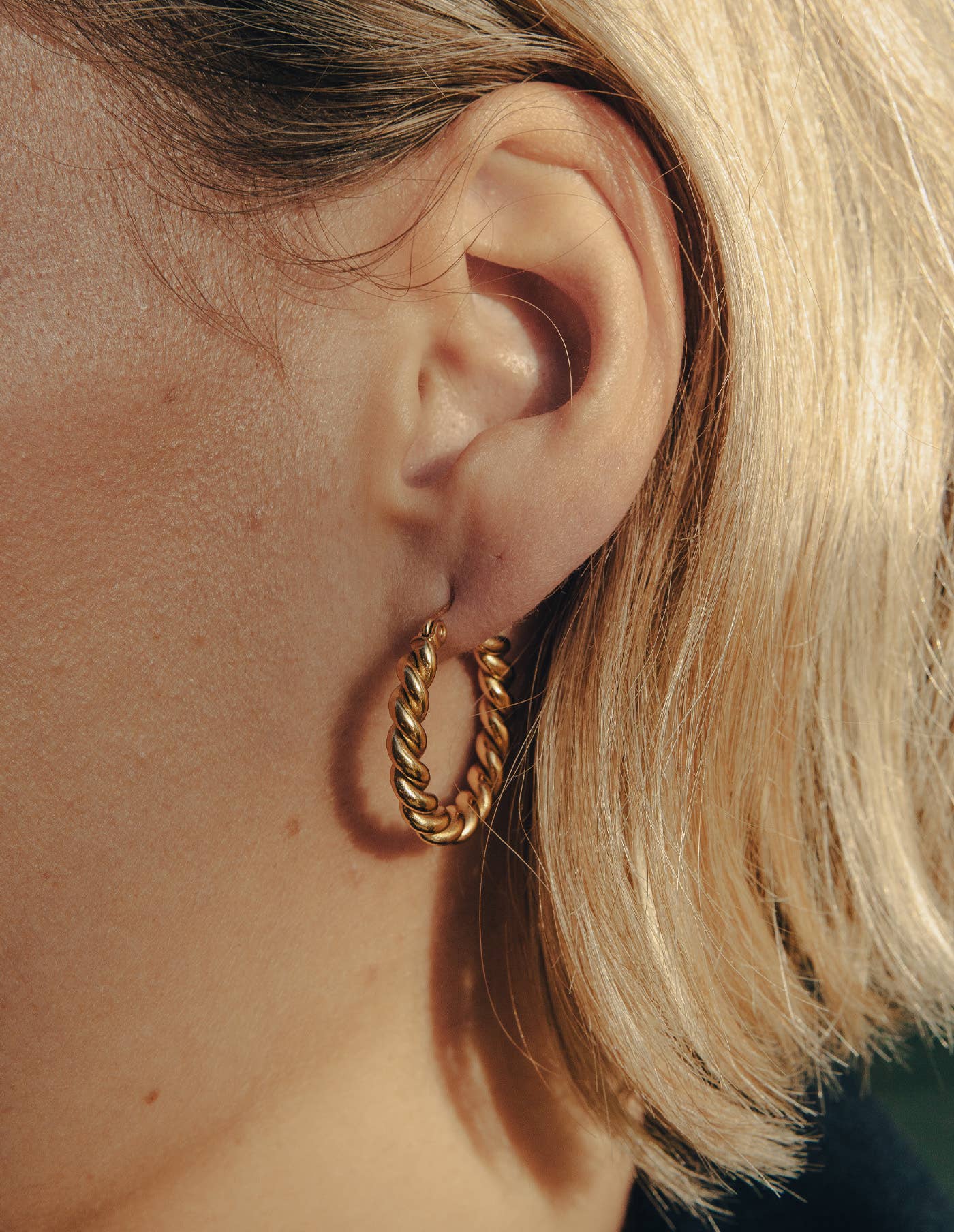 Twist Hoop Earrings