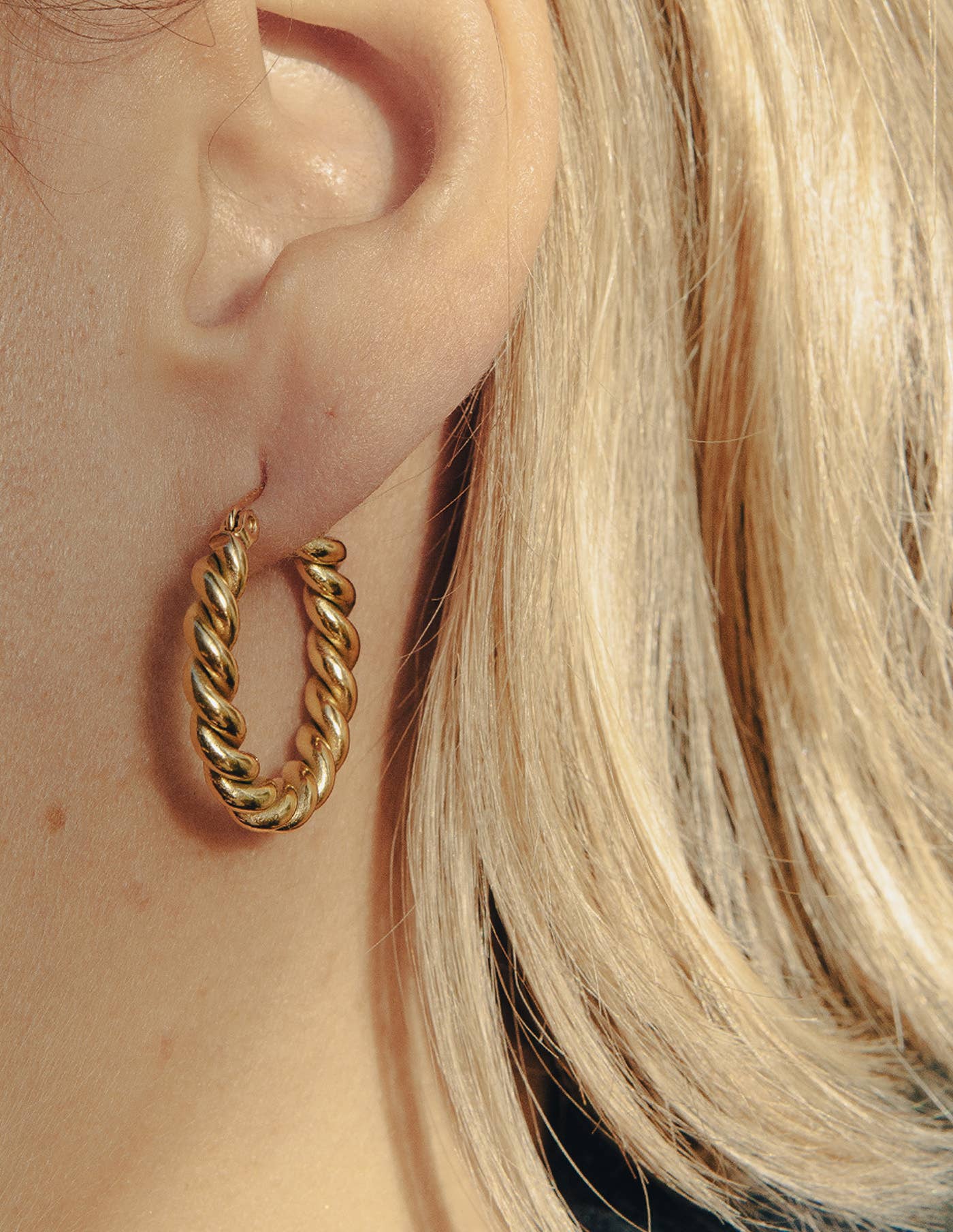 Twist Hoop Earrings